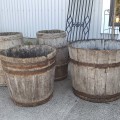 Barils à patates et eau d'érable en bois, tonneaux - 2