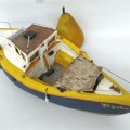 Folk art boat sculpture  - 2
