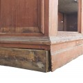 Antique pine bookcase, armoire doors missing  - 4