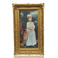 Vintage photo portrait with frame  - 1
