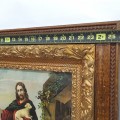 Antique frame with religious picture  - 2