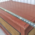Antique blanket chest with nice original colors  - 7