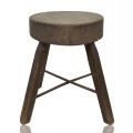 Beau petit banc primitif, tabouret  - 4