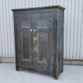 Beau petit buffet antique en pin, couleur d'origine, bahut, armoire  - 9
