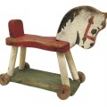 Little wooden horse ion wheel toy  - 1