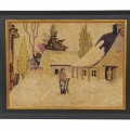 Antique hooked rug  - 1