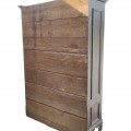 Belle armoire antique en pin, couleur d'origine, 6 caissons, clous carrés  - 5