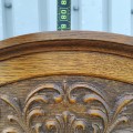 Antique oak hall rack chair  - 6