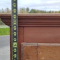 Nice little antique pine 8 panels cupboard, armoire (left door not original) - 5
