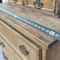Nice antique chest of drawers, square nails assembly  - 3