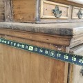 Nice antique chest of drawers, square nails assembly  - 5