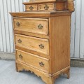 Nice antique chest of drawers, square nails assembly  - 6