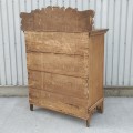 Nice antique chest of drawers, square nails assembly  - 7