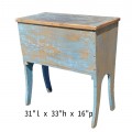 Belle petite huche à pain avec traces de couleur d'origine, beau format - 1