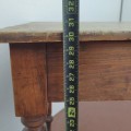 Antique turned legs table  - 3