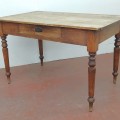 Antique turned legs table  - 6