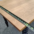 Repro turned legs table  - 6