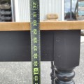 Repro turned legs table  - 7