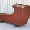 Antique pine cradle  - 2