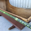 Antique pine cradle  - 4