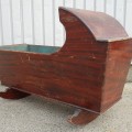 Antique pine cradle  - 2