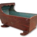 Antique pine cradle  - 1