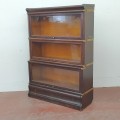 3 sections antique bookcase  - 7