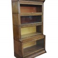 Antique oak multi sections bookcase  - 6