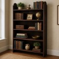 Antique wooden bookase, shelf - 2