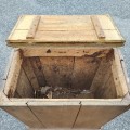 Antique box for fire wood  - 2