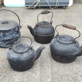 Cast iron kettles and cvauldron  - 3