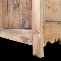 Antique Quebec buffet, raised panels with diamonds, bottom has been restored - 8