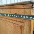 Antique Quebec buffet, raised panels with diamonds, bottom has been restored - 10