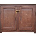 Antique Quebec pine buffet, raised panels, It used to have two drawers above the doors - 3