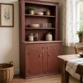 Antique open dish dresser, cupboard, restored in the past  - 2