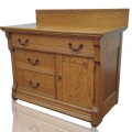 Bureau chiffonnier en chêne - 1