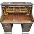 Bureau secrétaire roll-top, bureau de travail  - 2