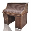 Bureau secrétaire roll-top, bureau de travail  - 1