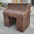 Bureau secrétaire roll-top, bureau de travail  - 7