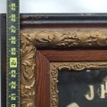 Wax chrsit portrait with antique frame  - 2