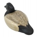Hand-carved and hand-painted decorative duck decoy by Leo Chagnon  - 3