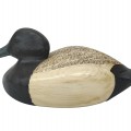 Hand-carved and hand-painted decorative duck decoy by Leo Chagnon  - 1