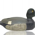 Canard décoratif sculpté en bois, appelant  - 4
