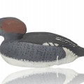 Wooden duck hunting decoy by Raymond Berthiaume from Sorel  - 4