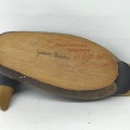 Hand-carved mallard wooden duck  - 5