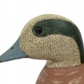 Decorative wooden duck signed Leo Chagnon from Sorel  - 2
