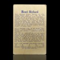 1957-58 PARKHURST CARD ROOKIE CARD HENRI RICHARD - 2