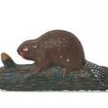 Plaster beaver figurine  - 1