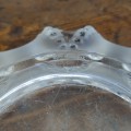Cigar glass ashtray signed Rene Lalique  - 2