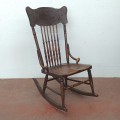 Press-back rocking chair  - 5
